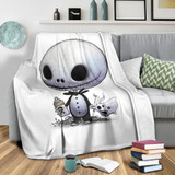 Cute Jack Skellington Premium Blanket