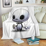 Cute Jack Skellington Premium Blanket