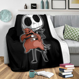Cute Jack Skellington Premium Blanket