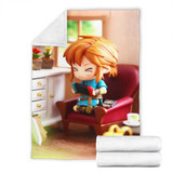 Cute Legend Of Zelda Premium Blanket