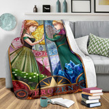 Elsa Anna Frozen Premium Blanket