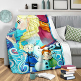 Elsa Anna Frozen Premium Blanket