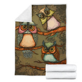 Owl Cute Premium Blanket