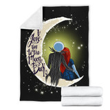 Jack Skellington And Sally Premium Blanket