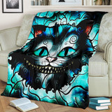 Alice in Wonderland's Cheshire Cat Premium Blanket