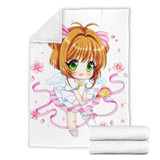 Sakura Chibi Premium Blanket
