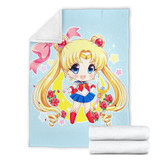 Sailor Moon Chibi Premium Blanket