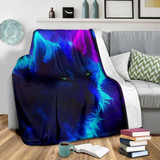 Wolf Night Premium Blanket