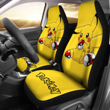 Pretty Pikachu Car Seat Covers Pokemon Anime Fan Gift