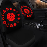 Mangekyo Sharingan Eyes Anime Car Seat Covers