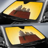Funny Snoopy Auto Car Sun Shade Windshield