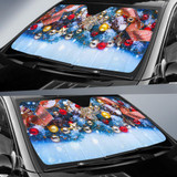 Christmas Auto Car Sun Shade Windshield