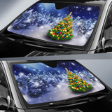 Christmas Tree Auto Car Sun Shade Windshield