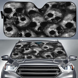 Skulls Death Dead Horror Auto Car Sun Shade Windshield