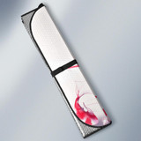 Anime Girl Ballet Dancer Fishes Pink Koi Fishes Auto Car Sun Shade Windshield