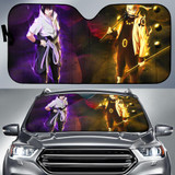 Naruto Uzumaki Sasuke Uchiha Auto Car Sun Shade Windshield
