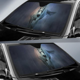 White Horse Dark K Auto Car Sun Shade Windshield