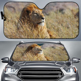 African Lion Auto Car Sun Shade Windshield