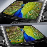 Peafowl Indian Peacock Auto Car Sun Shade Windshield