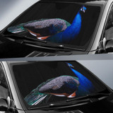 Peafowl Peacock Auto Car Sun Shade Windshield