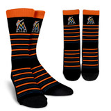 Circle Miami Marlins Socks