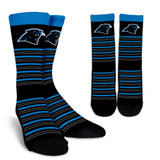 Circle Carolina Panthers Socks