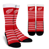 Circle Detroit Red Wings Socks