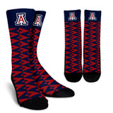 Chevron Arizona Wildcats Socks