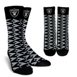 Chevron Oakland Raiders Socks