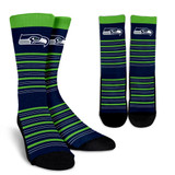 Circle Seattle Seahawks Socks