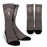 Real Weimaraner Socks