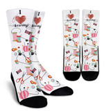 I Heart Sewing Socks