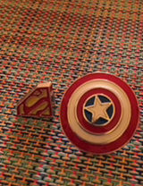 Captain America Shield Pin