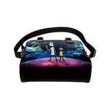 Rick and Morty Dark Side of the Moon Shoulder Handbag
