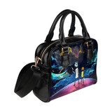 Rick and Morty Dark Side of the Moon Shoulder Handbag