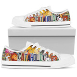 Cataholic License Plate Low Top Shoes