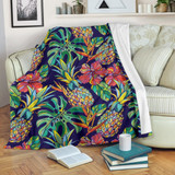 Colorful Aloha Pineapple Pattern Print Blanket KTSR