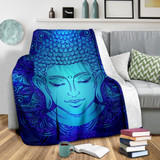 Blue Buddha Print Blanket KTSR