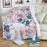 Blossom Floral Flower Pattern Print Blanket KTSR