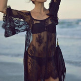 Sexy Lace Strapless Beach Dress Sexy Lace Strapless Beach Dress