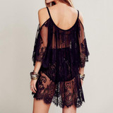 Sexy Lace Strapless Beach Dress Sexy Lace Strapless Beach Dress