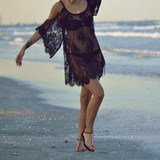 Sexy Lace Strapless Beach Dress Sexy Lace Strapless Beach Dress