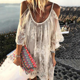 Sexy Lace Strapless Beach Dress Sexy Lace Strapless Beach Dress
