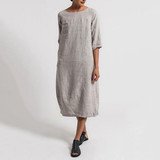 Casual Solid Color Loose Maxi Dress