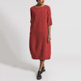 Casual Solid Color Loose Maxi Dress