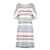 Women Striped O-Neck Mini Dress