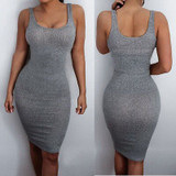 Women Summer Bandage Slim Bodycon Party Cocktail Split Sexy Mini Dress Women Summer Bandage Slim Bodycon Party Cocktail Split Sexy Mini Dress