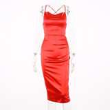 Summer women Bodycon Long Midi Dress Sleeveless Backless Elegant Party Outfits Sexy Club Dress Clothes