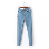 Women's High Waist Jeans Skinny Jeans Woman Plus Size Black Mom Jeans Femme Pencil Denim Pants Vaqueros Mujer Spodnie Damskie