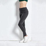 Women's High Waist Jeans Skinny Jeans Woman Plus Size Black Mom Jeans Femme Pencil Denim Pants Vaqueros Mujer Spodnie Damskie